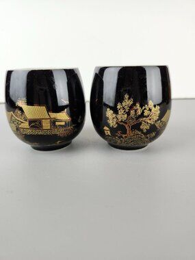 Traditional Japanese Tea Cups Set of 2